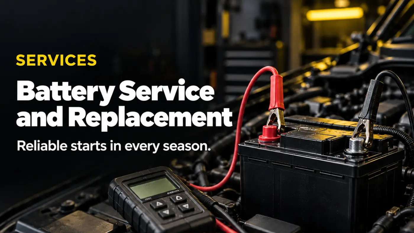 Battery Service and Replacement at AutoTek of Riverside in North Riverside, IL