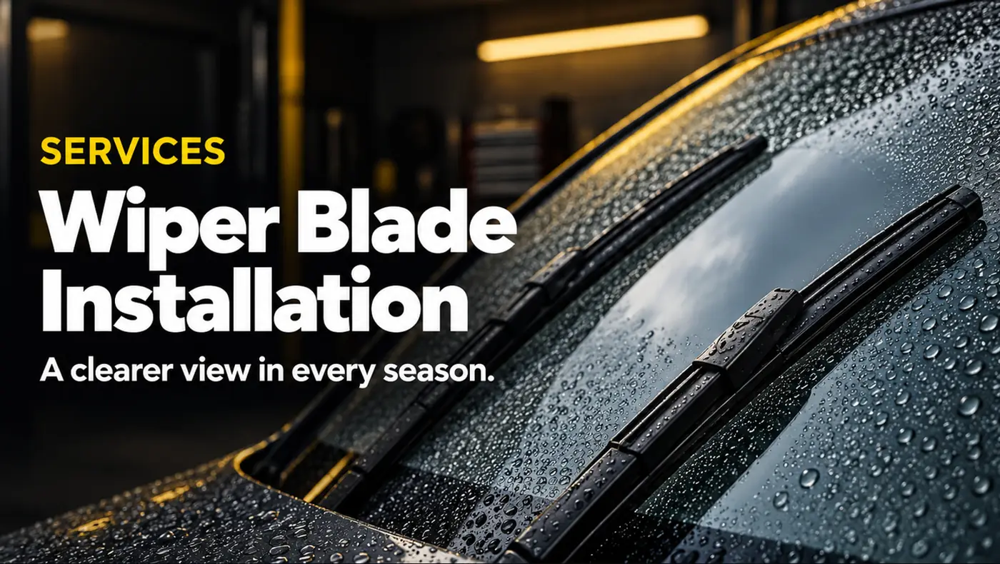 Wiper Blade Installation at AutoTek of Riverside in North Riverside, IL